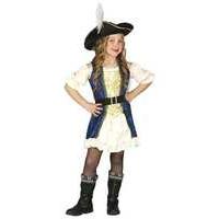 Fancy Dress - Child Girls Luxury Pirate Costume