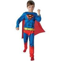 fancy dress child classic comic book superman costume