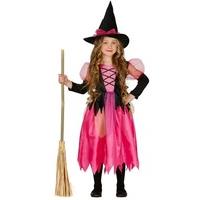 Fancy Dress - Child Halloween Pink Witch Costume