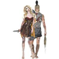 Fancy Dress - Zombie Gladiators Couple Costumes