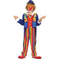 fancy dress child clown costume