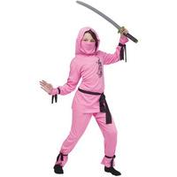 Fancy Dress - Child Pink Ninja Child Costume
