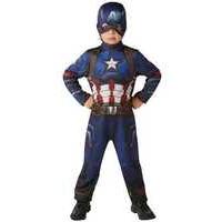Fancy Dress - Child Classic Civil War Captain America Costume