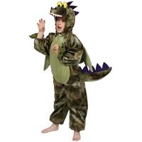 fancy dress child green dinosaur costume