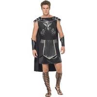 fancy dress fever male dark gladiator costume