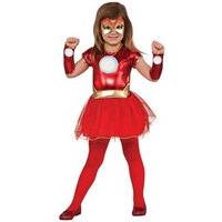 Fancy Dress - Child Avengers Assemble Lil Iron Lady Costume