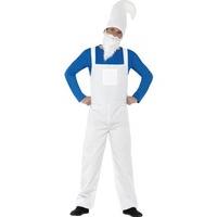 Fancy Dress - Male Blue Garden Gnome Costume