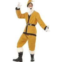 Fancy Dress - Gold and Black Sports Fan Santa Costume