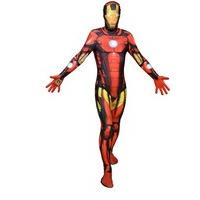 Fancy Dress - Deluxe Iron Man Morphsuit with Zappar