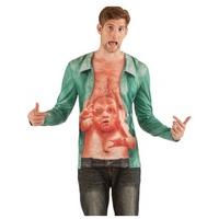 Fancy Dress - Faux Real Stomach Baby Printed T-shirt