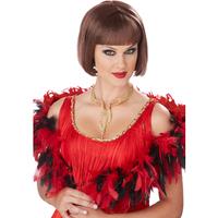 Fancy Dress - Classic Brunette Flapper Wig