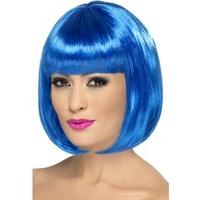 fancy dress partyrama wig blue