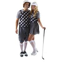 Fancy Dress - Golfer Couple Combination (Black & White)