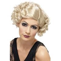 Fancy Dress - 20\'s Flirty Flapper Wig (Blonde)