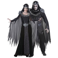 Fancy Dress - Evil King & Queen Couple Costumes