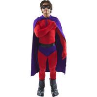 fancy dress red and purple crusader superhero costume
