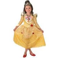 fancy dress child disney shimmer golden belle costume