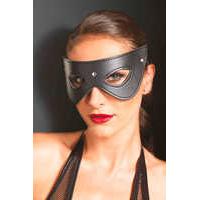 Faux Leather Studded Eye Mask