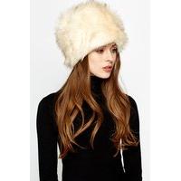 faux fur pillbox hat