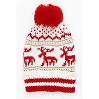 Fair Isle Print Beanie