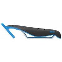 Fabric Tri Flat Elite Saddle | Black/Blue