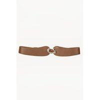 Faux Leather Gold Detail Belt