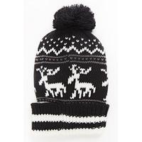 Fair Isle Print Beanie