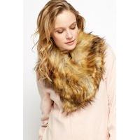 Faux Fur Yellow Collar