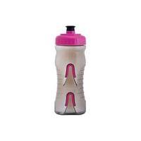 Fabric Water Bottle | Black/Pink - 26oz