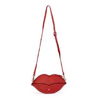 Fabienne Chapot-Clutches - La Grande Bouche Pouch - Red