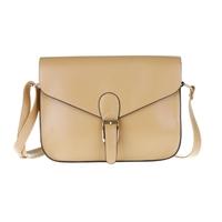 Fashion Women Lady Handbag Satchel Purse PU (Faux) Leather Casual Tote Shoulder Cross body Messenger Bag Baguette Hobo Khaki