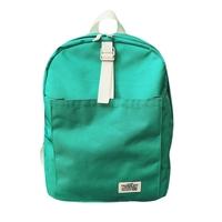 Fashion Women Girls Backpack Solid Color Front Pouch Large Capacity Student Schoolbag Travel Bag