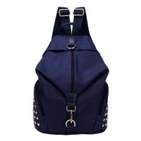 fashion women water proof nylon backpack grab handle zip fastening poc ...