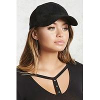 Faux Suede Baseball Cap