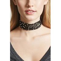 Faux Suede Layered Choker