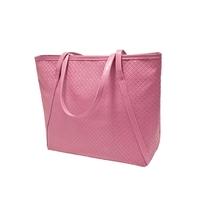 Fashion Women Handbag Woven Pattern PU Leather Large Capacity Shoulder Bag Casual Tote
