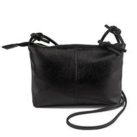 Fashion Women Casual Shoulder Bag Soft PU Leather Zipper Small Vintage Cross-Body Messenger Bag
