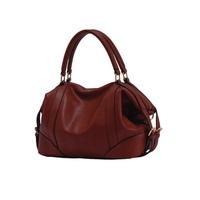 Fashion Women Handbag European Style PU Leather Large Capacity Messenger Bag Black/Brown/Burgundy