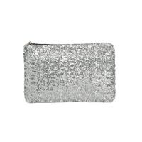 Fashion Women Clutch Bag Dazzling Sequins Glitter Sparkling Handbag Evening Party Bag Silver