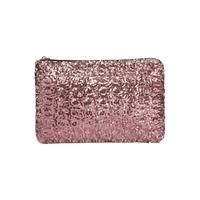 Fashion Women Clutch Bag Dazzling Sequins Glitter Sparkling Handbag Evening Party Bag Pink