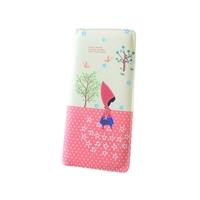 Fashion Women PU Leather Purse Little Red Riding Hood Polka Dot Wallet Candy Color Clutch Bag