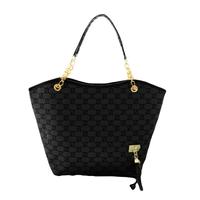 fashion vintage women handbag tassel decoration canvas chain tote shou ...