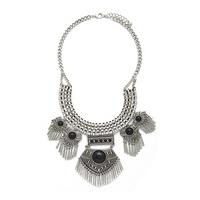 Faux Stone Statement Necklace