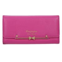 Fashion Lady Women Clutch Wallets Bag Popular Purse Long PU Handbags Card Coin Phone Holder Case for Birthday Gift