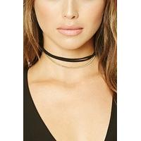 Faux Suede Layered Choker