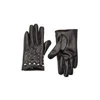 Faux Leather Stud Gloves