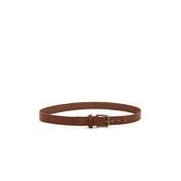 Faux Leather Buckle Belt