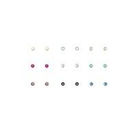 Faux Gem Earring Set