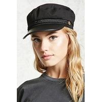 Faux Leather Cabby Hat