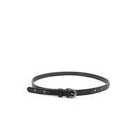 faux leather geo belt